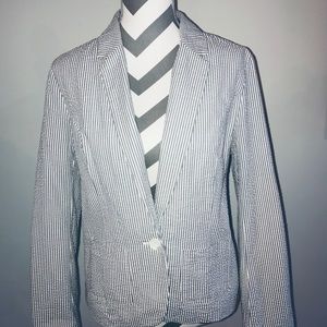 GAP Seersucker Women’s Career Blazer (Size 10)